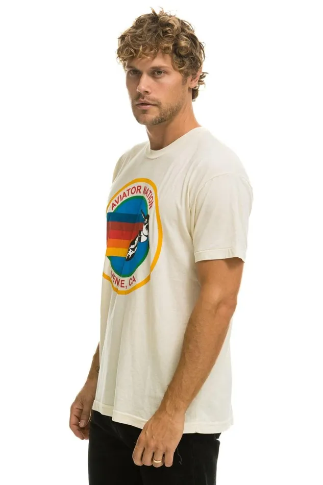 Signature Tee 8211 Vintage White WomenMen Aviator Nation Tees