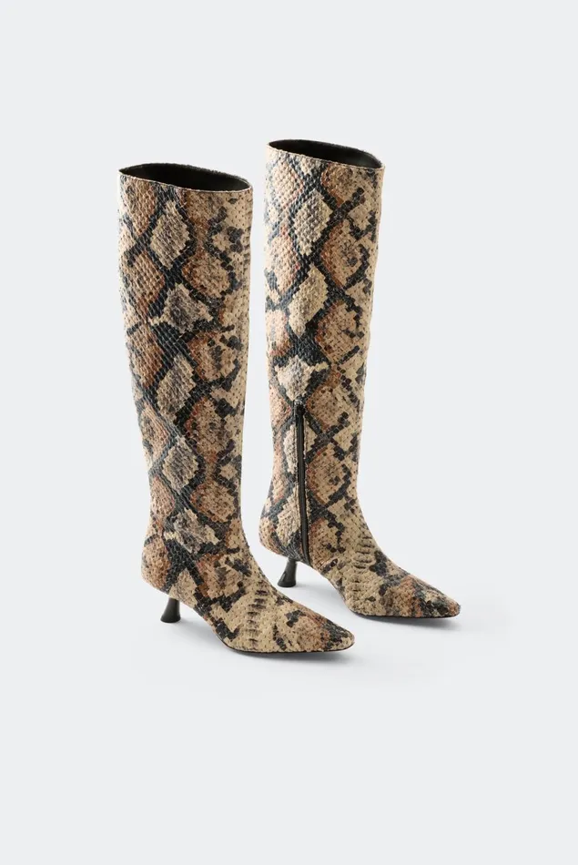 Simon Miller Boots Women Snake Tall Kuki Boot In Snake Print Simon Miller Boots Women Snake Tall Kuki Boot In Snake Print
