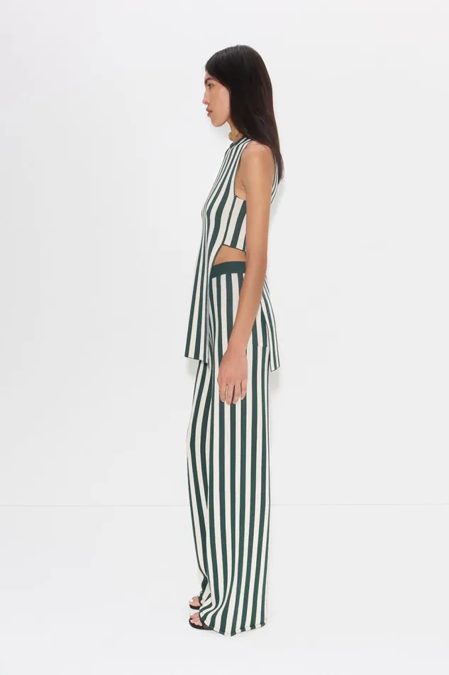 Simon Miller Bottoms Women Knits By Jabber Pant In Gummy GreenEcru Simon Miller Bottoms Women Knits By Jabber Pant In Gummy GreenEcru