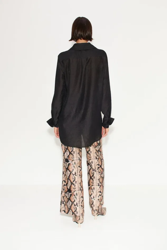 Simon Miller Bottoms Women Pia Vegan Snake Pant In Snake Print Vegan Leather Simon Miller Bottoms Women Pia Vegan Snake Pant In Snake Print Vegan Leather