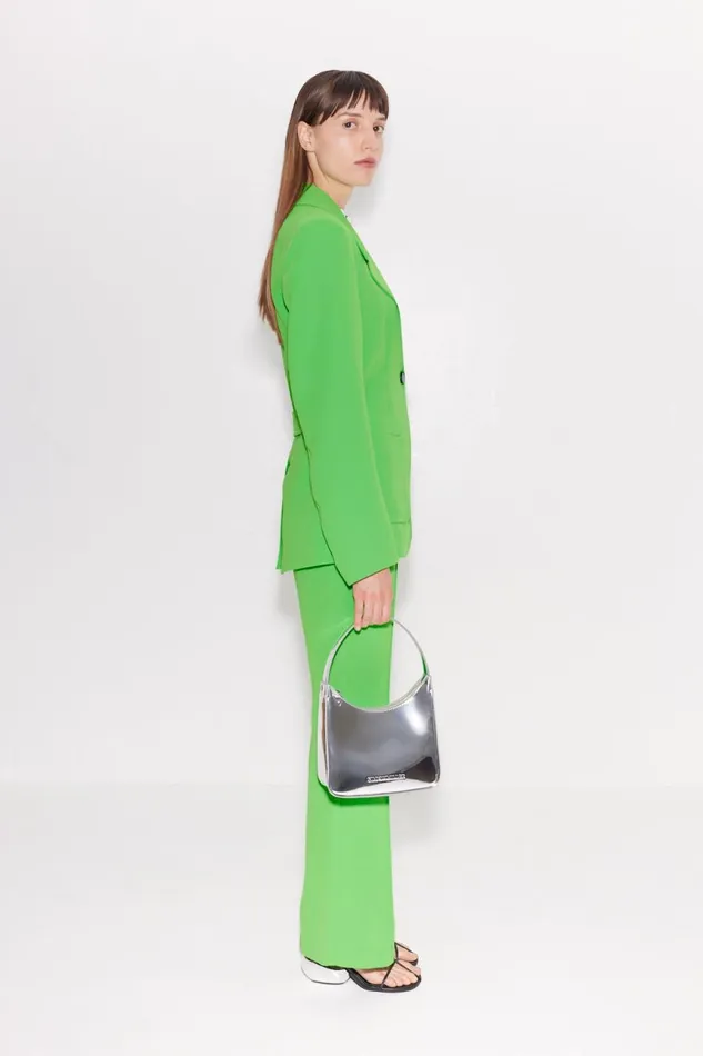 Simon Miller Bottoms Women Zypresse Crepe Pants In Gummy Green