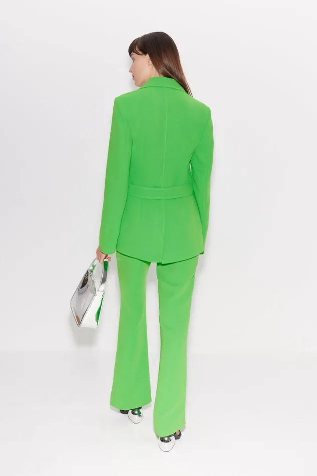 Simon Miller Bottoms Women Zypresse Crepe Pants In Gummy Green