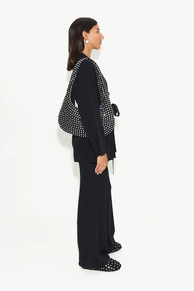 Simon Miller Knitwear Women Max Belted Knit Cardigan In Black Simon Miller Knitwear Women Max Belted Knit Cardigan In Black