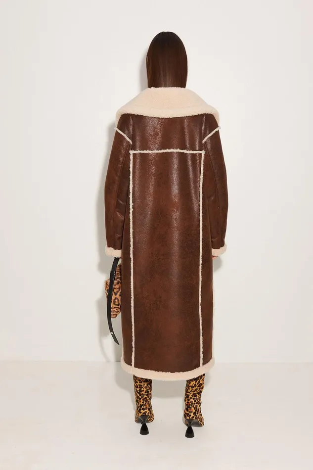 Simon Miller Outerwear Women Jetz Coat In Choco Brown Simon Miller Outerwear Women Jetz Coat In Choco Brown