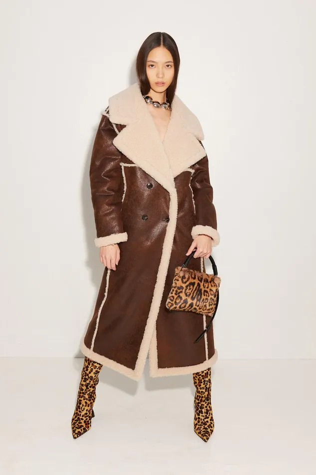 Simon Miller Outerwear Women Jetz Coat In Choco Brown Simon Miller Outerwear Women Jetz Coat In Choco Brown