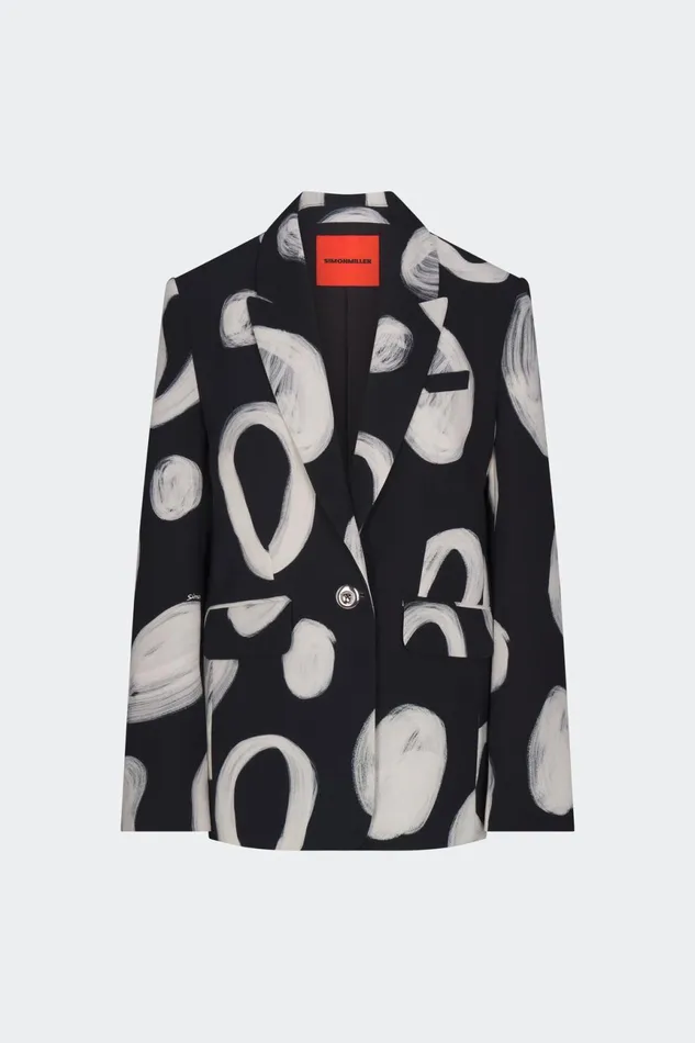 Simon Miller Outerwear Women Lennox Crepe Jacket In Painted Dot Simon Miller Outerwear Women Lennox Crepe Jacket In Painted Dot