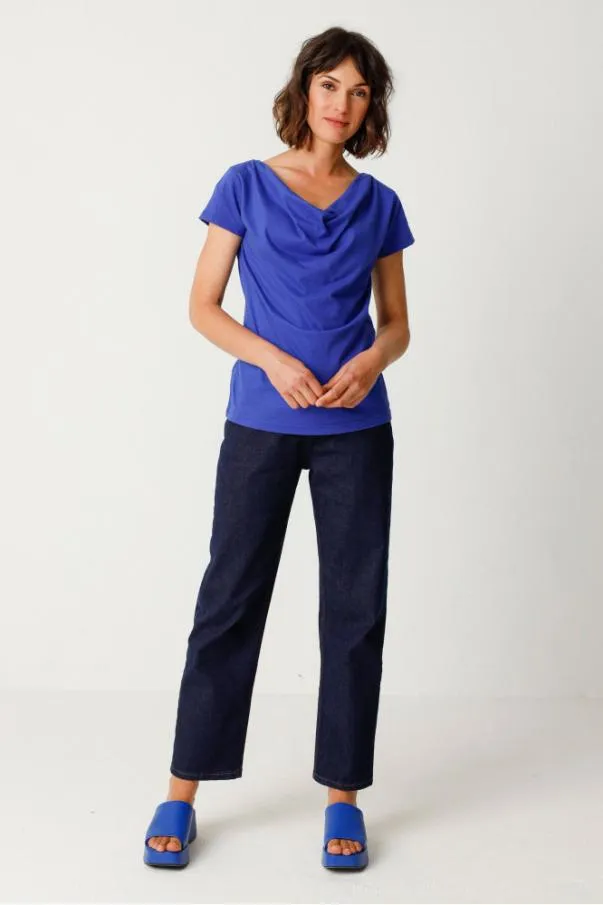 SKFK CAMISETA BATGOTS Azul Royal Mujer Tops Y Camisetas