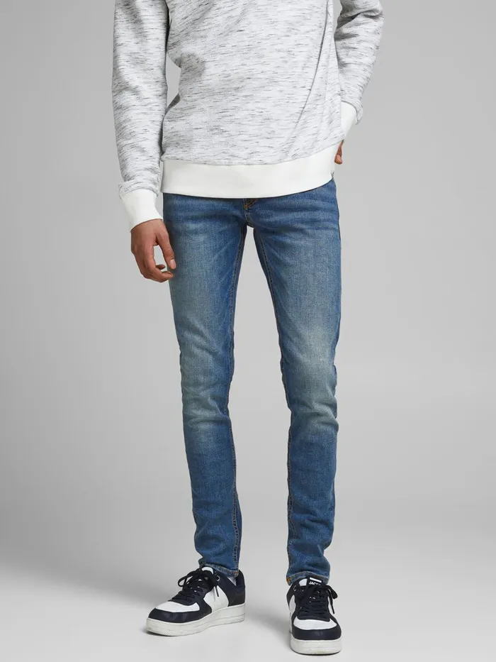 Skinny Jeans JACK and JONES Mens LIAM ORIGINAL AM 714 SPS SKINNY FIT JEANS Blue Blue Denim Skinny Jeans JACK and JONES Mens LIAM ORIGINAL AM 714 SPS SKINNY FIT JEANS Blue Blue Denim