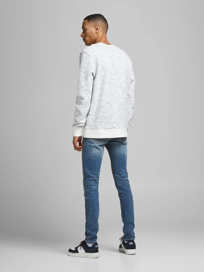 Skinny Jeans JACK and JONES Mens LIAM ORIGINAL AM 714 SPS SKINNY FIT JEANS Blue Blue Denim