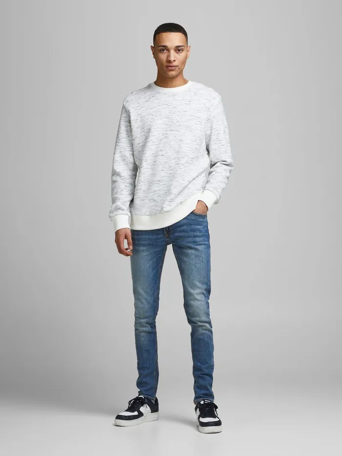 Skinny Jeans JACK and JONES Mens LIAM ORIGINAL AM 714 SPS SKINNY FIT JEANS Blue Blue Denim