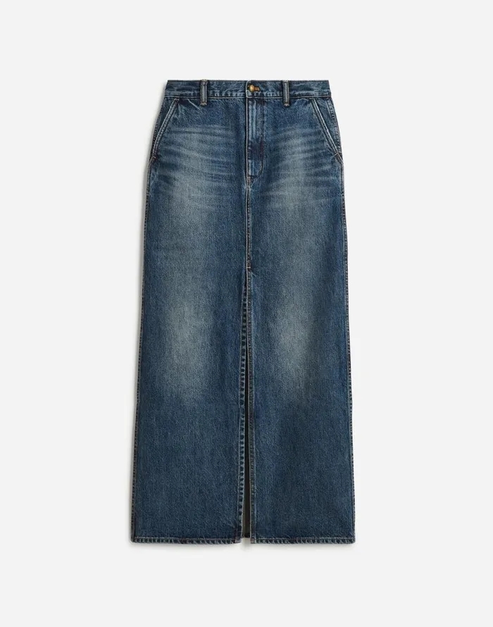 Skirts Women Madewell Alexa Chung For Madewell Denim Maxi Skirt In Croswell Wash Croswell Wash