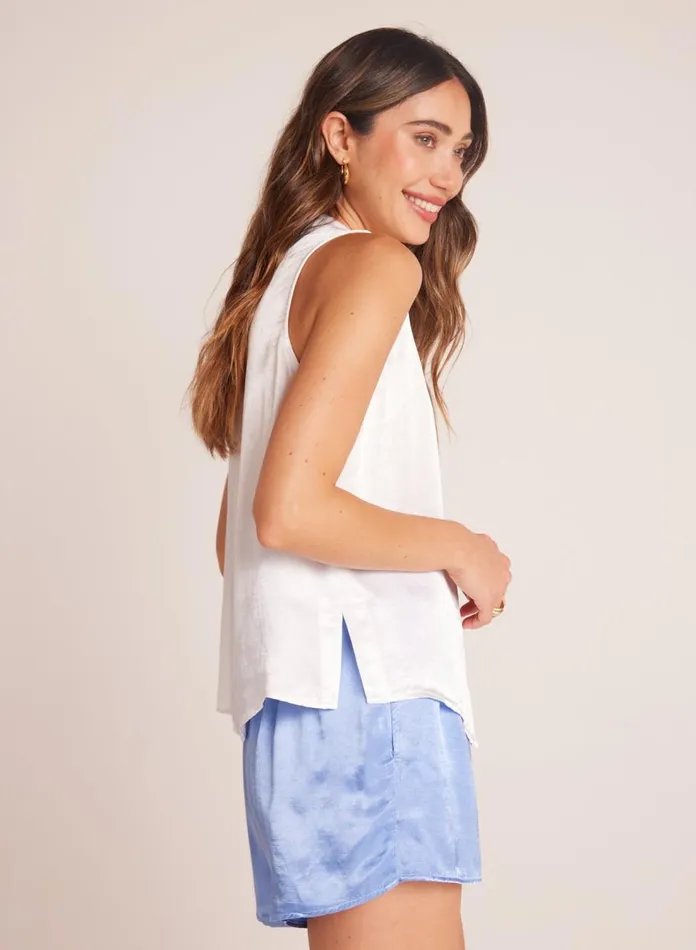 Sleeveless Women Bella Dahl Sleeveless Notch Collar Button Down 8211 White Sleeveless Women Bella Dahl Sleeveless Notch Collar Button Down 8211 White