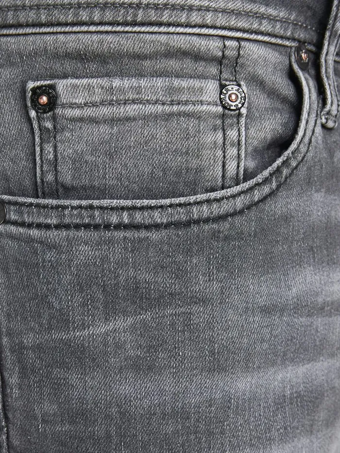 Slim and Straight Jeans JACK and JONES Mens TIM ORIGINAL JOS 183 SLIMSTRAIGHT FIT JEANS Grey Grey Denim