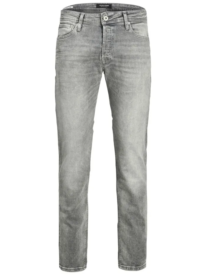 Slim and Straight Jeans JACK and JONES Mens TIM ORIGINAL JOS 622 SLIMSTRAIGHT FIT JEANS Grey Grey Denim