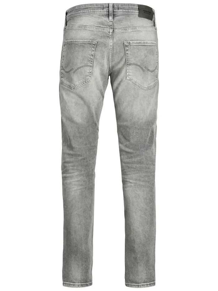 Slim and Straight Jeans JACK and JONES Mens TIM ORIGINAL JOS 622 SLIMSTRAIGHT FIT JEANS Grey Grey Denim