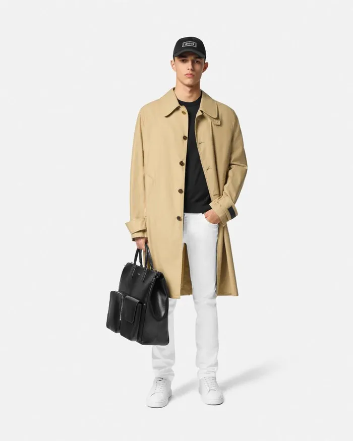 SlimFit Jeans White Men Versace Pants and Shorts