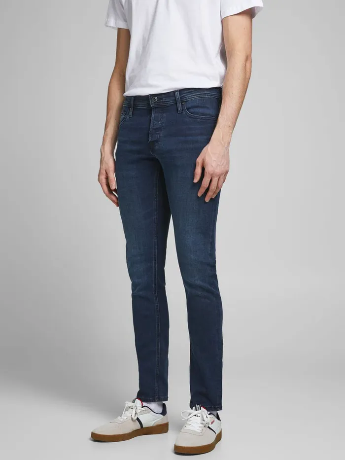 Slim Jeans JACK and JONES Mens 2PACK GLENN ORIGINAL AM SLIM FIT JEANS Blue Blue Denim