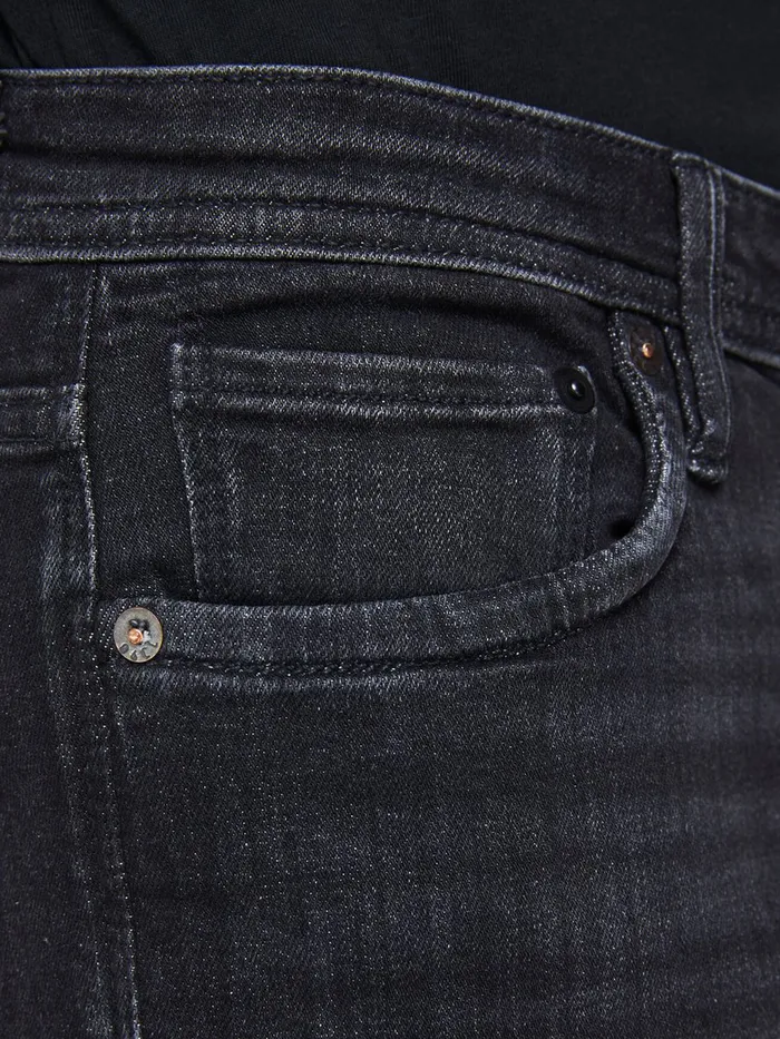 Slim Jeans JACK and JONES Mens GLENN FELIX AM 135 50SPS SLIM FIT JEANS Black Black Denim