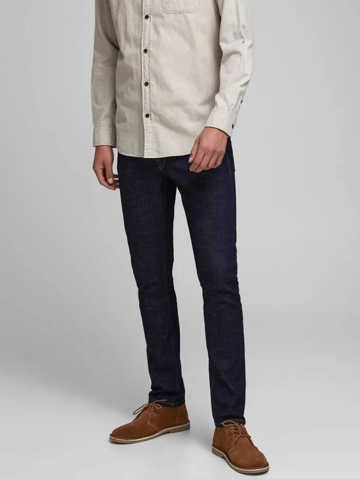 Slim Jeans JACK and JONES Mens GLENN FELIX AM 466 LID SLIM FIT JEANS Blue Blue Denim Slim Jeans JACK and JONES Mens GLENN FELIX AM 466 LID SLIM FIT JEANS Blue Blue Denim