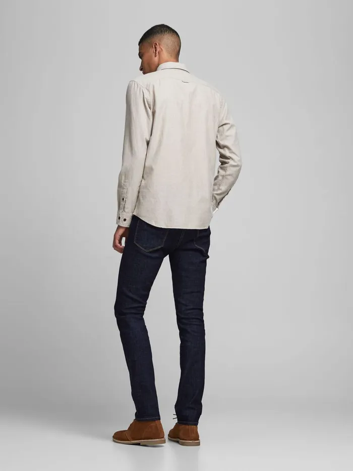 Slim Jeans JACK and JONES Mens GLENN FELIX AM 466 LID SLIM FIT JEANS Blue Blue Denim