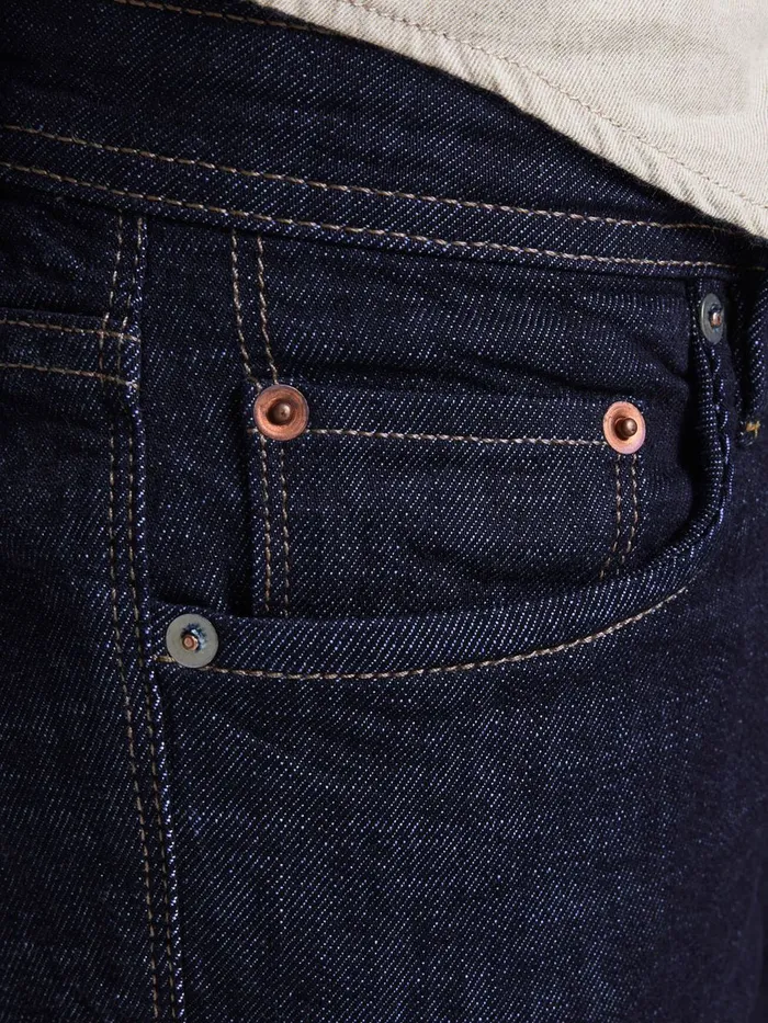 Slim Jeans JACK and JONES Mens GLENN FELIX AM 466 LID SLIM FIT JEANS Blue Blue Denim
