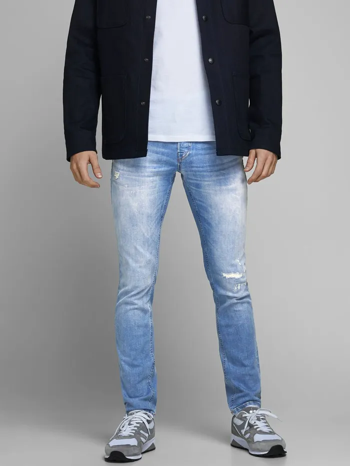 Slim Jeans JACK and JONES Mens GLENN ORG JOS 588 LID 50SPS SLIM FIT JEANS Blue Blue Denim Slim Jeans JACK and JONES Mens GLENN ORG JOS 588 LID 50SPS SLIM FIT JEANS Blue Blue Denim