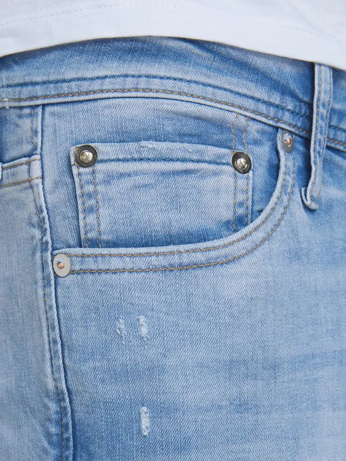Slim Jeans JACK and JONES Mens GLENN ORG JOS 588 LID 50SPS SLIM FIT JEANS Blue Blue Denim