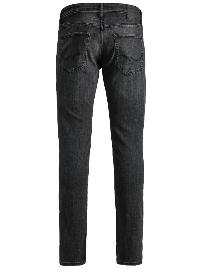 Slim Jeans JACK and JONES Mens GLENN ORIGINAL AM 817 SLIM FIT JEANS Grey Black Denim
