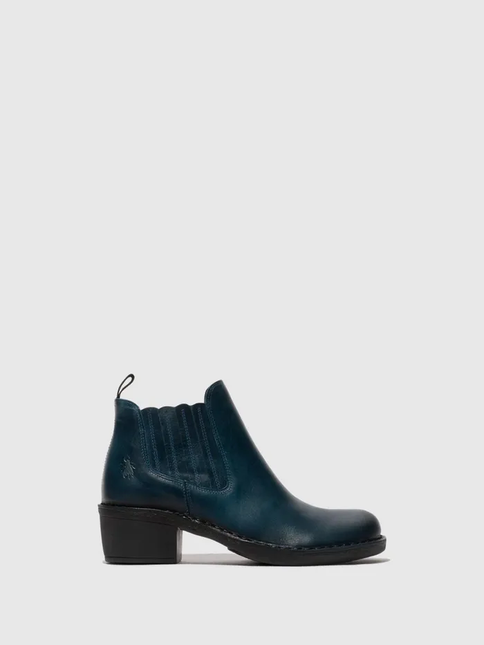 Slipon Ankle Boots MOOF103FLY ROYAL BLUE Women Fly London Ankle Boots