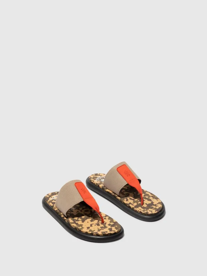 Slipon Sandals ONIA065FLY SCARLETTAUPECAMU Women Fly London Sandals
