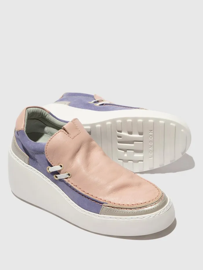Slipon Trainers DAVY667FLY SILVERPALE PINKVIOLET Women Fly London Trainers