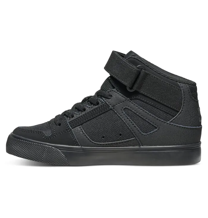 Sneakers DC Shoes Kids Pure High Elastic Waist Lace HighTop Shoes blackblackblack