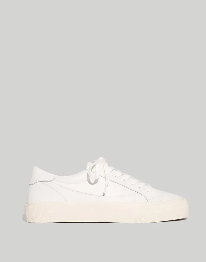 Sneakers Women Madewell Sidewalk LowTop Sneakers Pale Parchment