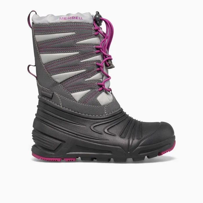 Snow Quest Lite 30 Waterproof Greyberry Kids Merrell Boots