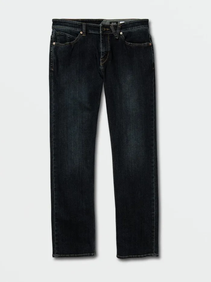 Solver Modern Fit Jeans 8211 Vintage Blue Mens Volcom Jeans