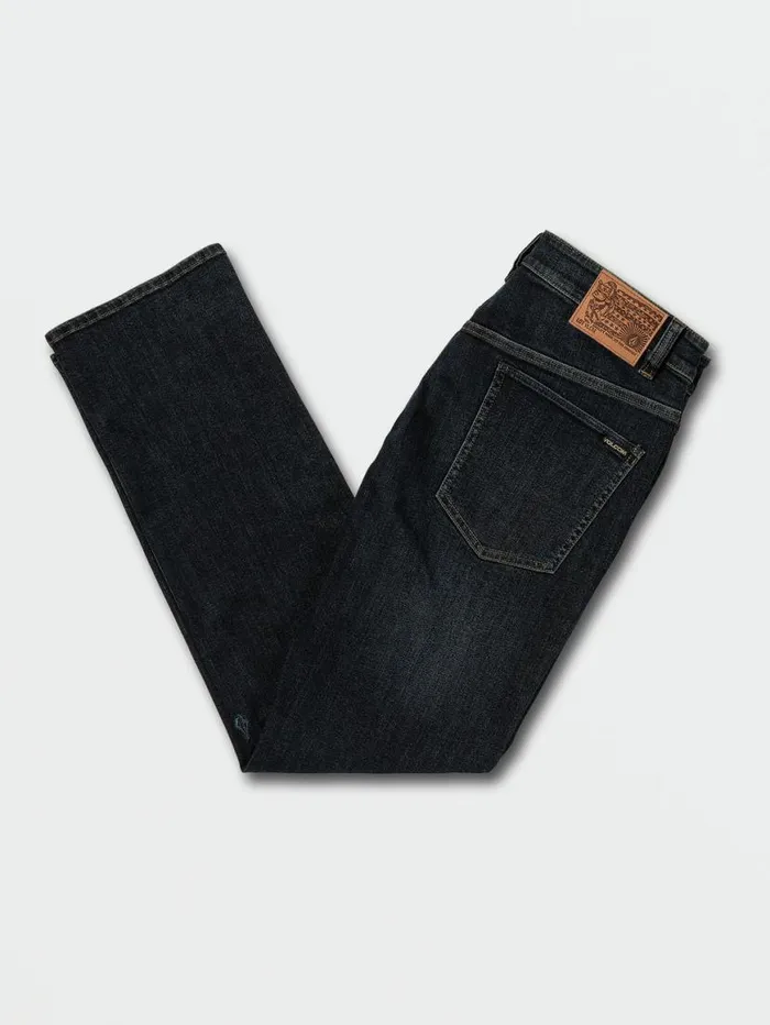 Solver Modern Fit Jeans 8211 Vintage Blue Mens Volcom Jeans