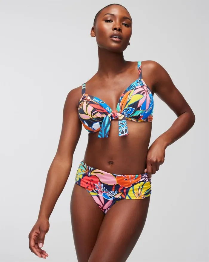 Soma Bleu Rod Color Field Sarong Hipster Multi Women Swim