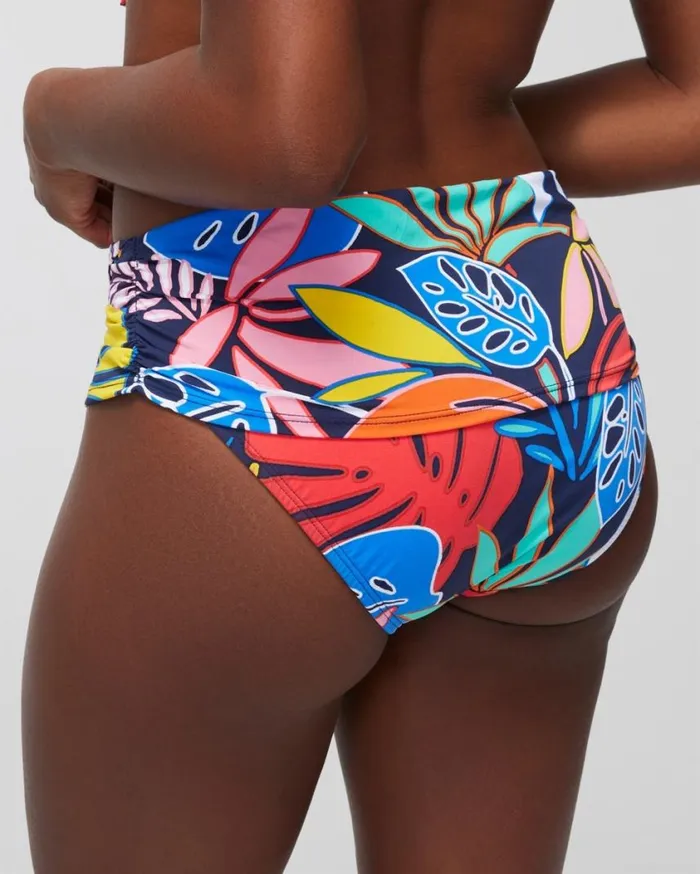 Soma Bleu Rod Color Field Sarong Hipster Multi Women Swim