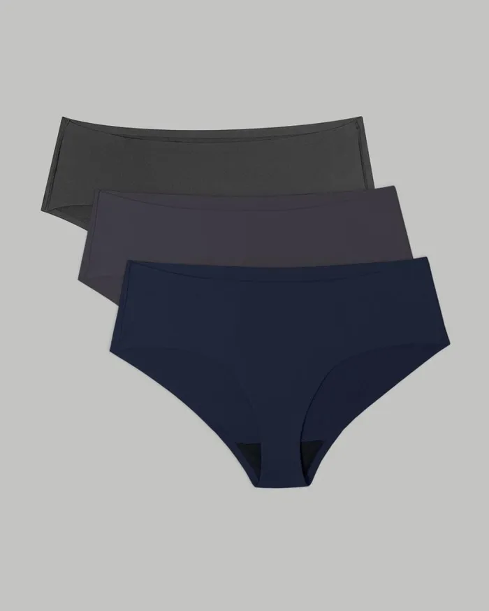 Soma Proofu00AE 3 Pack LeakResistant Everyday Undie Blacknavygray Multi Pack Women Panties Soma Proofu00AE 3 Pack LeakResistant Everyday Undie Blacknavygray Multi Pack Women Panties