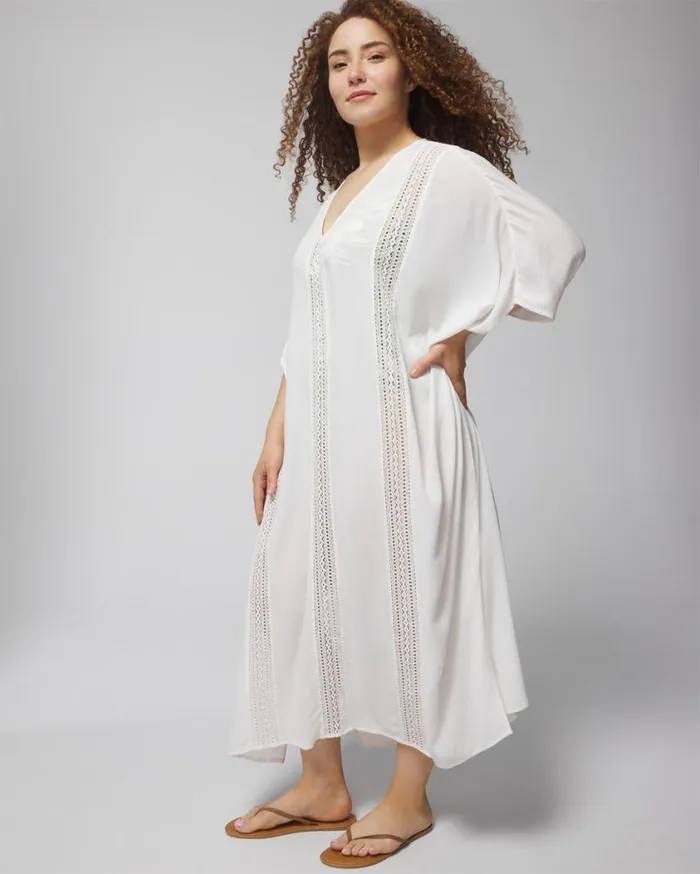 Soma Soma Swim Caftan CoverUp Coconut Women Swim