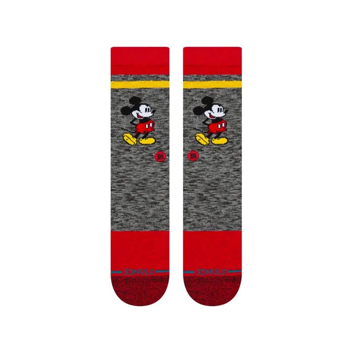 Stance X Vintage Disney 2020 Crew Socks Mickey Mouse 8211 Black MenWomen Stance Crew