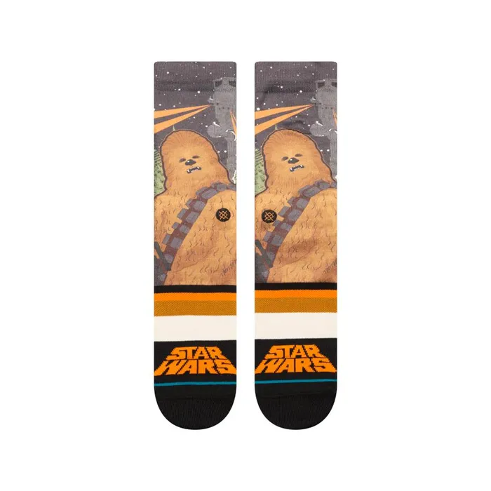 Star Wars By JazStance Poly Crew Socks Chewie 8211 Green MenWomen Stance Crew