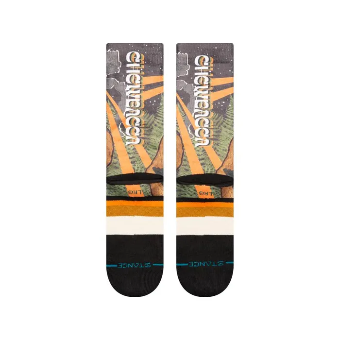 Star Wars By JazStance Poly Crew Socks Chewie 8211 Green MenWomen Stance Crew