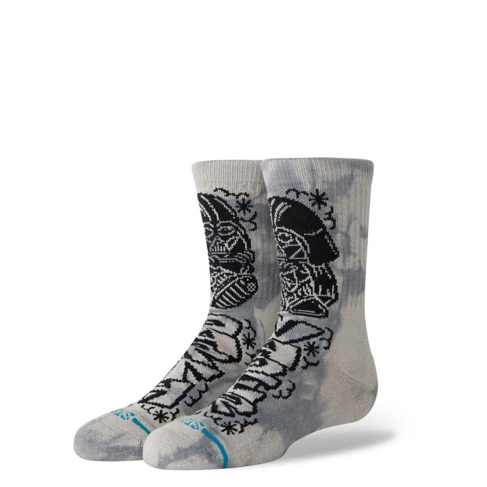 Star WarsStance Crew Socks Darth 8211 Black Kids Stance Kids