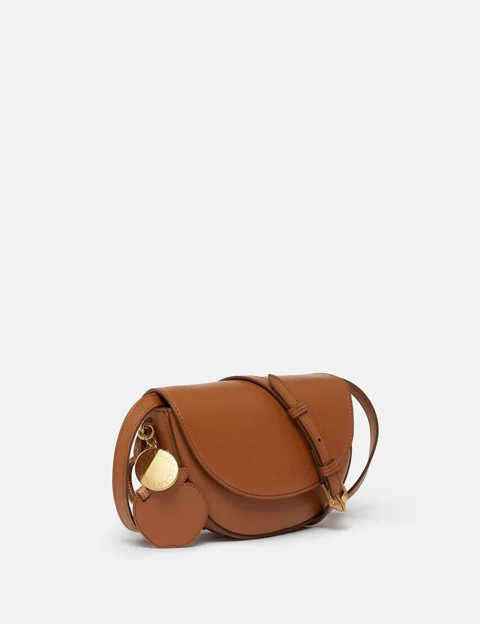 Stella McCartney Crossbody Bags Women Frayme Whipstitch Small Shoulder Bag Tan Brown Stella McCartney Crossbody Bags Women Frayme Whipstitch Small Shoulder Bag Tan Brown