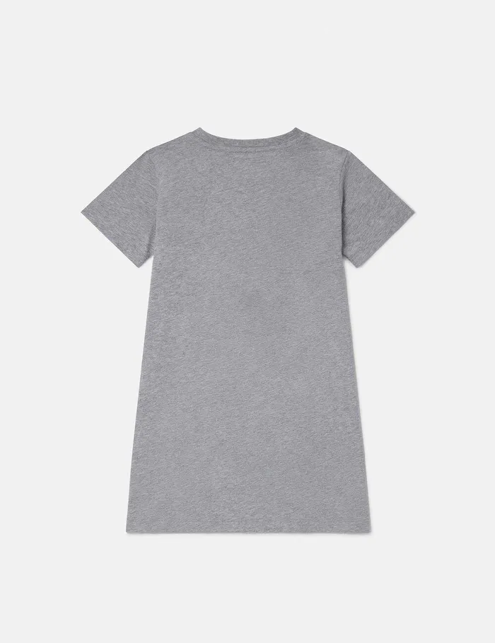 Stella McCartney Dresses and Jumpsuits Kids Star Graphic Fringed TShirt Dress Grey Stella McCartney Dresses and Jumpsuits Kids Star Graphic Fringed TShirt Dress Grey