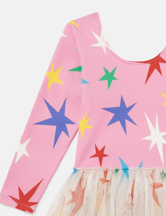 Stella McCartney Dresses and Jumpsuits Kids Star Pattern Tulle Dress Pink Stella McCartney Dresses and Jumpsuits Kids Star Pattern Tulle Dress Pink
