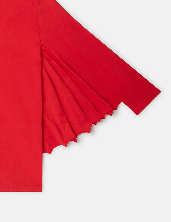 Stella McCartney Dresses and Jumpsuits Kids Year Of The Dragon Jersey Cape Dress Red Stella McCartney Dresses and Jumpsuits Kids Year Of The Dragon Jersey Cape Dress Red
