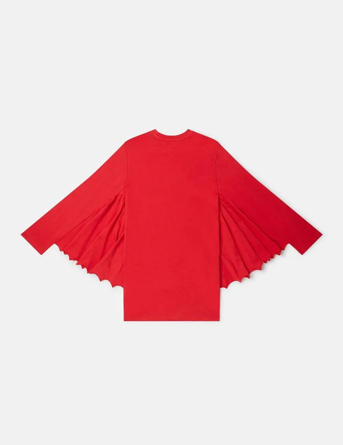 Stella McCartney Dresses and Jumpsuits Kids Year Of The Dragon Jersey Cape Dress Red Stella McCartney Dresses and Jumpsuits Kids Year Of The Dragon Jersey Cape Dress Red