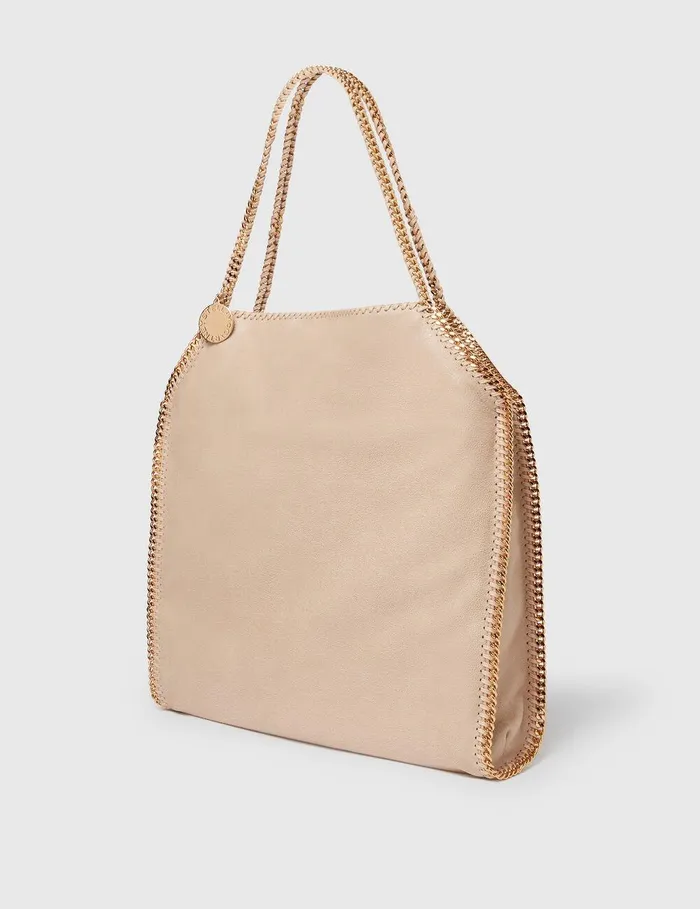 Stella McCartney Iconic Falabella Women Falabella Large Shoulder Tote Bag Buttercream Stella McCartney Iconic Falabella Women Falabella Large Shoulder Tote Bag Buttercream